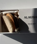 ALAUSHU soft dry body brush